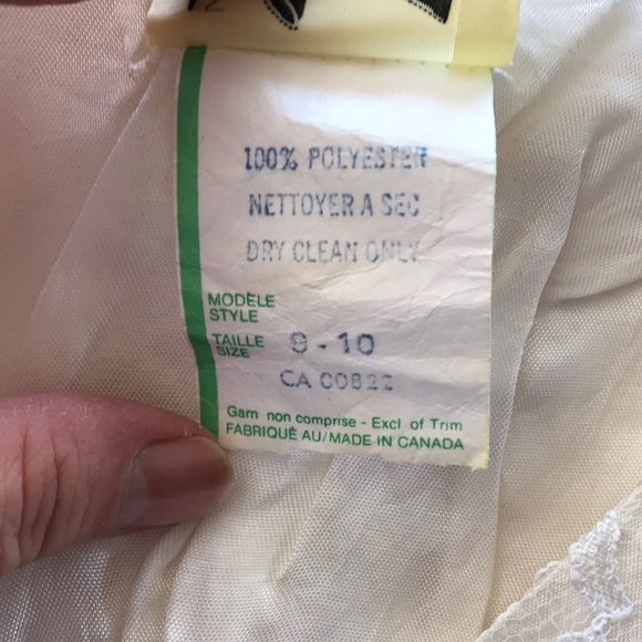 80's Vintage BLOUSE Beautiful White Light Cream Lace Women's Bridal Wedding Top - Picture 13 of 14